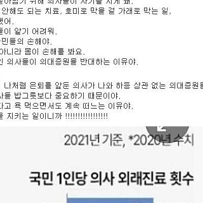 의대 증원에 대한 전 의사 협회장의 분노