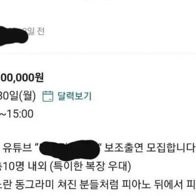 알바 모집하는 유튜버 근황