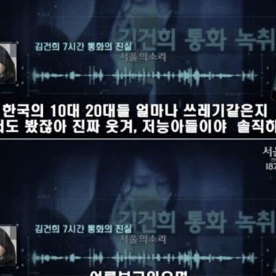 김거니의 20대에 대한 인식 수준