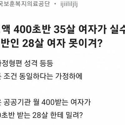 월 400버는 35살 여자의 궁금증